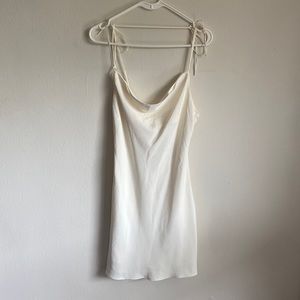 Abercrombie & Fitch white mini dress